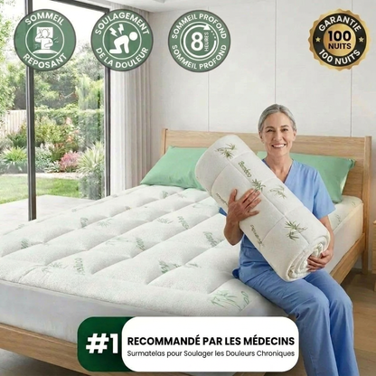 Ardevie™ Surmatelas en Bambou