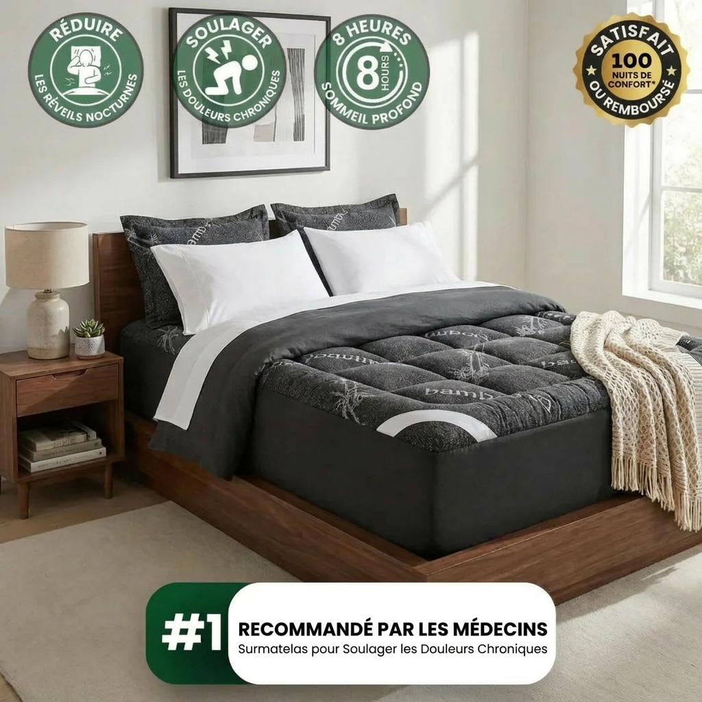 Ardevie™ Surmatelas en Bambou